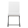 Lumisource High Back Fuji Dining Chair - Set of 2 PR DC-HBFUJI BKW2